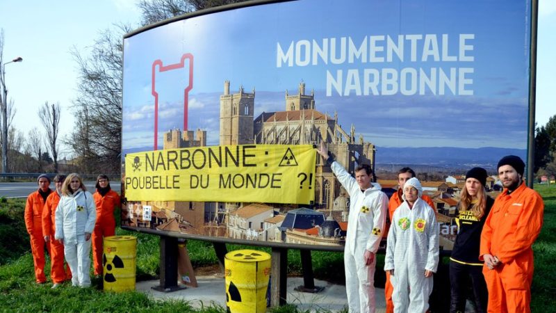 Narbonne : action éclair de Greenpeace aux portes de la ville
